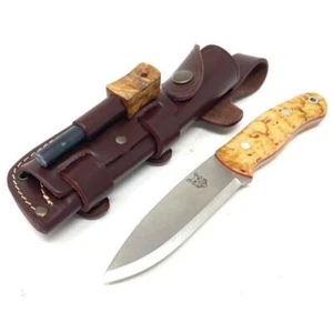Mk II TBS Boar Bushcraft Knife - Firesteel Edition - Curly Birch - Picture 1 of 10