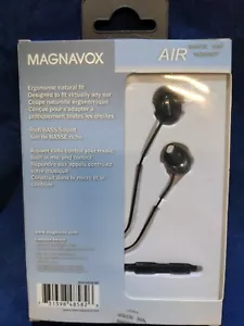 Magnavox MHP4858-BK In-Ear Ohrhörer mit Mikrofon, Fernbedienung, schwarz ~ VERSIEGELT - Bild 1 von 2