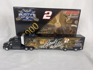 Autographed 2005 Action Rusty Wallace #2 Last Call 2000 Transporter Hauler 1/64 - Picture 1 of 17