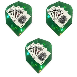 Harrows Hologram Royal Flush Spades 75 micras vuelos de dardos fuertes (3 juegos) - Imagen 1 de 1