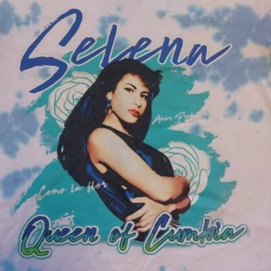 Official T Shirt Selena Music Queen of Columbia Tie Dye Size Small - Picture 1 of 7