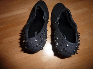 Sehr sexy Nieten Spitzen Heels Pumps von Catwalk Deichmann Schwarz Gr.41 - Bild 1 von 6