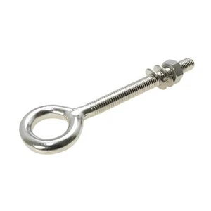 Pack Size 5 Stainless G304 Eye Bolt M8 (8mm) x 80mm Metric Nut Washer Kit - Picture 1 of 3