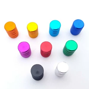 Tyre Valve Cap Aluminium Tire Stem Dust Dirt Bicycle Car Bike Motorcycle Trailer - Picture 1 of 30