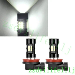 2x For Nissan Qashqai Rogue Sport 2014-2019 Left Right Fog Light LED White Bulb - Picture 1 of 3