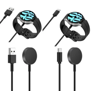 Portable Power Adapter Wire Charger Stand Base Type-C/USB for Watch 6/4classic - Zdjęcie 1 z 9