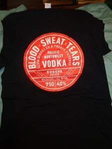BLOOD SWEAT TEARS VODKA T SHIRT MEDIUM - NEW COOL RARE - Picture 1 of 2