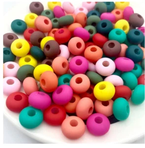 new Acrylic color large hole bead Jewelry Making accessories beads - Picture 1 of 44