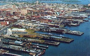 Postal Portland Waterfront Oregon M1718 por Hastings sin publicar - Imagen 1 de 2