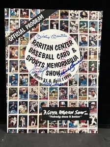New York Yankees Multi-Signed Program Mantle Slaughter +2 JSA LOA -1s# - Picture 1 of 11