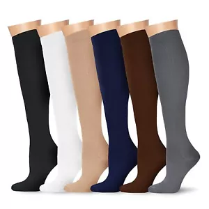 Graduated Compression Socks, Ankle Sleeve, Gel Lined Sock, Toe Alignment Socks - Picture 1 of 26