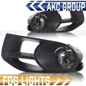 For 2011-2014 Nissan Murano Clear Lens Chrome Housing Fog Lights Lamp Pair - Picture 1 of 4