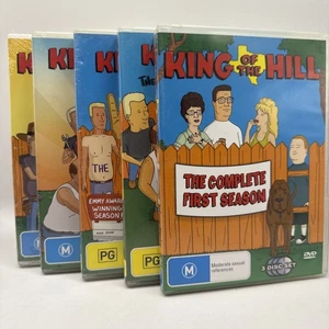 King of the Hill Series Seasons 1-5 DVD - Region 4 - Good Condition - Picture 1 of 9