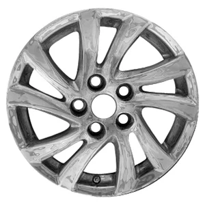 PVD Light Chrome 10 Spoke 16 x 6.5 Refurbished Wheel - Picture 1 of 1
