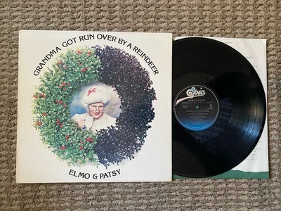Elmo & Patsy, “Grandma Got Run Over By A Reindeer” LP Epic PE 39931 VG/EX USA Foto 1 de 4