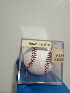 Autographed Baseball Ball 47 Howie Kendrick Washington Nationals Signed Auto - Picture 1 of 8