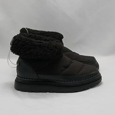 Sam Edelman Ozie Quilted Booties Women's 6.5M Black Boots Shoes Grunge Cozycore  - Image 1 of 4