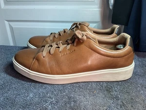 Cole Haan Men 12 W WIDE Grand Crosscourt Traveler Sneakers British Tan C36657 - Picture 1 of 8
