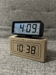 Muji Digital Clock Small Alarm Function AA Elegant Minimalist battery MJ-DCSB1  - Picture 1 of 1
