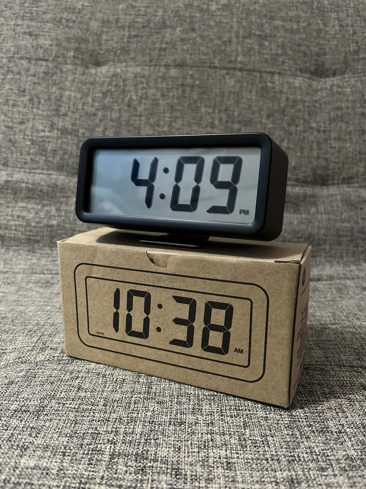 Muji Digital Clock Small Alarm Function AA Elegant Minimalist battery MJ-DCSB1  - Image 1 of 1