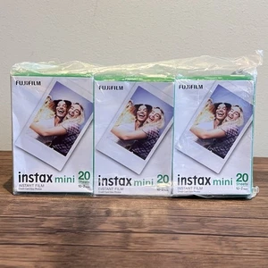 Fujifilm Instax Mini Instant Film Bundle Pack 60 Shots New & Sealed - Picture 1 of 6