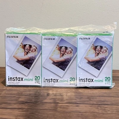 Fujifilm Instax Mini Instant Film Bundle Pack 60 Shots New & Sealed - Image 1 of 4