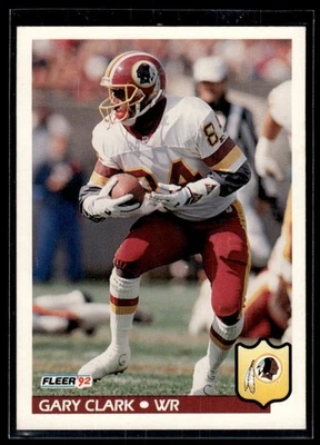 1992 Fleer Gary Clark Washington Redskins #415 - Image 1 of 2