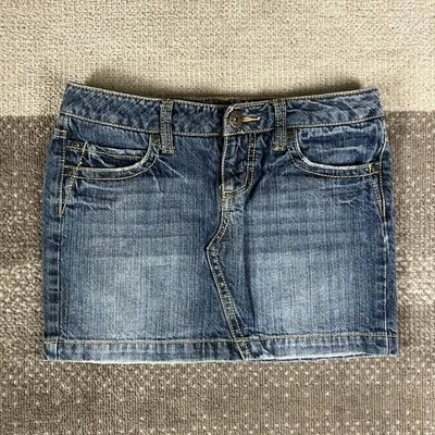 Mini falda vaquera boho Y2K Mudd para niñas talla 1 Foto 1 de 4