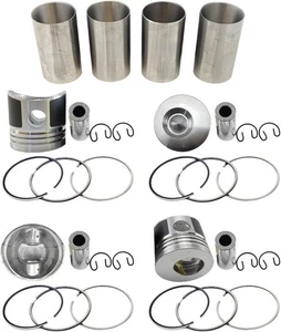 4PCS Brand-new Higher Quality K4E Piston + Piston Rings STD For Cylinder liner - Picture 1 of 4