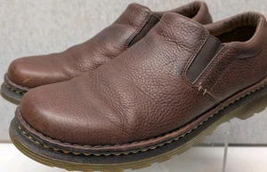 Dr. Martens Herren AW004 Leder Boyle Freizeit Slipper Halbschuhe Braun Größe 13M - Bild 1 von 8