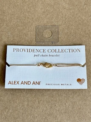 🆕 Pulseira de corrente Alex & Ani cavalo-marinho prata esterlina 925 folheada a ouro 14K - Imagem 1 de 4