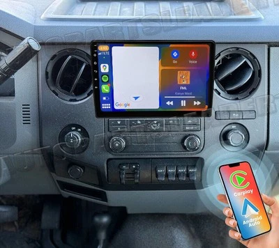 Radio Carplay de 10,1" para Ford F-250 F350 Super Duty 2011-2016 Android 13,0 RDS Foto 1 de 4