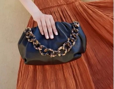 Bolso sin asas de cuero Loeffler Randall cadena asa superior bolso de hombro nuevo con etiquetas  Foto 1 de 4