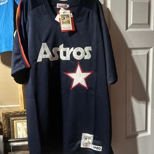 Nolan Ryan Houston Astros Jersey Mitchell & Ness Cooperstown Collection size 56 - Picture 1 of 9