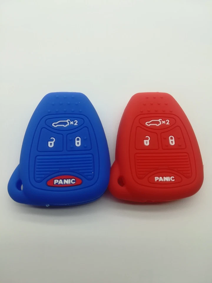 2*Cubierta de llave para Jeep Liberty Grand Cherokee Dodge Avenger Durango Chrysler 200 Foto 1 de 4