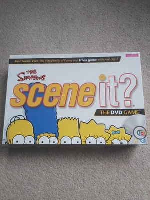 The Simpsons Scene It DVD Trivia Board Game 2009 Mattel. VGC. - Image 1 of 4