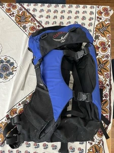 Osprey Eclipse 36 Backpack Size Medium Camping Hiking Pack Blue Black Padded - Picture 1 of 4