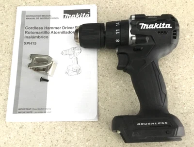 Makita XPH15ZB 18V Cordless Hammer Driver-Drill - Black - Image 1 of 3