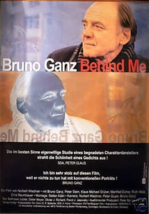 Behind Me: Drei Jahre mit Bruno Ganz - Filmposter A1 84x60cm gerollt - Picture 1 of 1