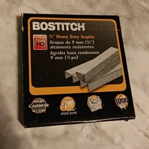 Bostitch SB353/8-1M 3/8 Schwerlast Heftklammern eine Packung Neu in Verpackung - Bild 1 von 3