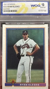Bowman Ryan Klesko 1991 # 590. WCG. 10 - Imagen 1 de 3