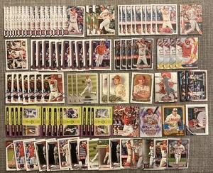 94x Mike Trout Baseball Card Lot Topps Bowman Chrome Heritage Inserts Angels - Picture 1 of 5