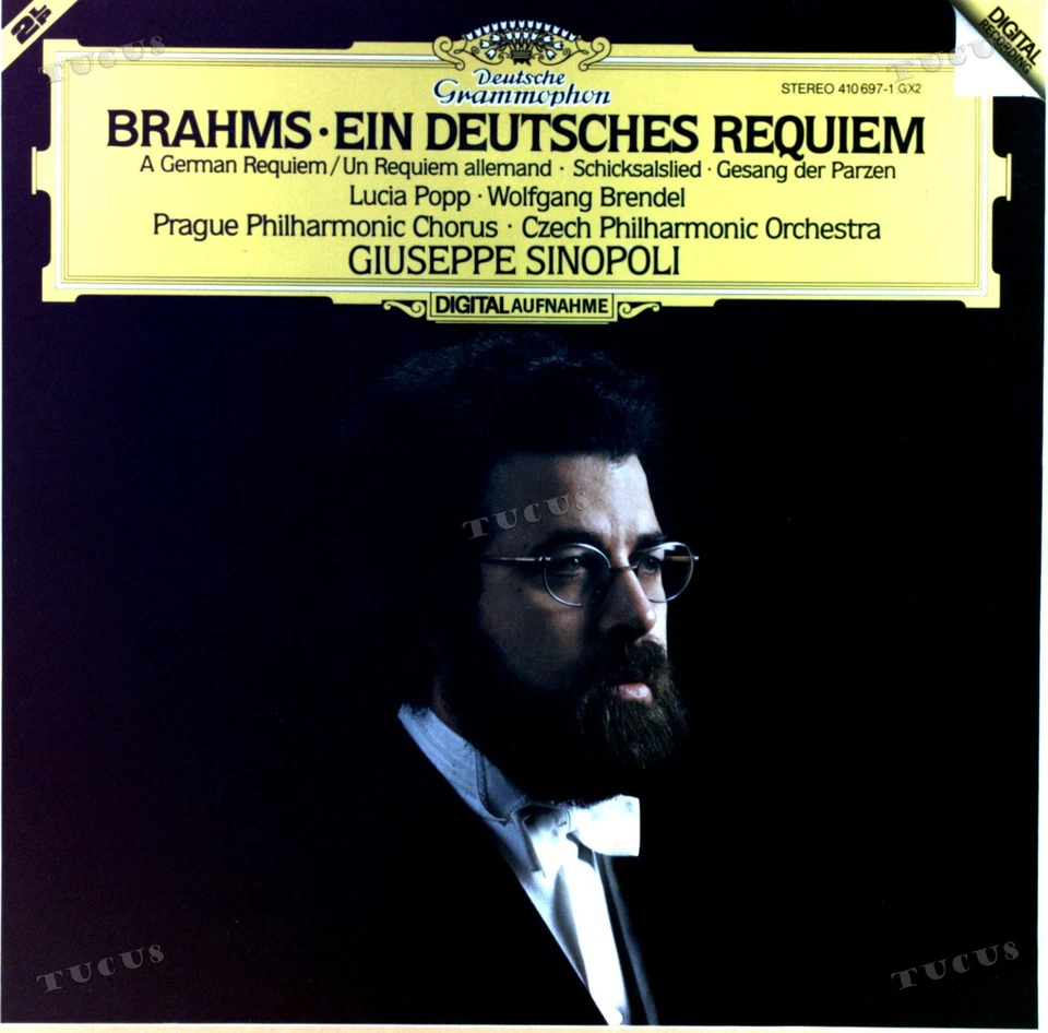 Brahms - Lucia Popp. Wolfgang Brendel - Ein Deutsches Requiem EUR 2LP 1983 .* - Image 1 of 1
