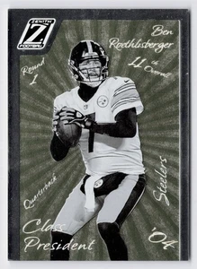 2022 Panini Zenith Class President Ben Roethlisberger #CP-2004 STEELERS - Bild 1 von 2