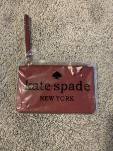 Kate Spade Canvas Top Zip, Inside Eyeglasses Cosmetic Bag Pouch Clutch New - Picture 1 of 3