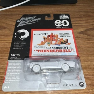 Johnny Lightning 007 James Bond Thunderball White Lighting 1965 Ford Mustang - Picture 1 of 10