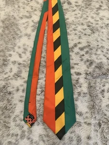 Gene Meyer Made In Japan Op Art Necktie Tie Wide 4x57 - Picture 1 of 4