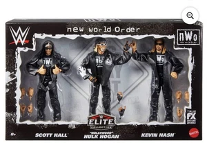 WWE Elite NWO 3 Pack Scott Hall Hulk Hogan Kevin Nash Mattel Wrestling Figures - Picture 1 of 6
