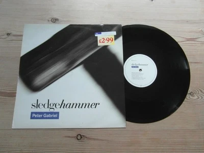 PETER GABRIEL "SLEDGEHAMMER" 3 TRACK 12"45rpm VINYL SINGLE-VG+1986 - Image 1 of 4