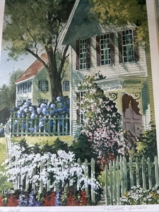 Künstler Denise Patchell-Olson Spring II gerahmte & signierte Lithographie #872/950 G - Bild 1 von 12